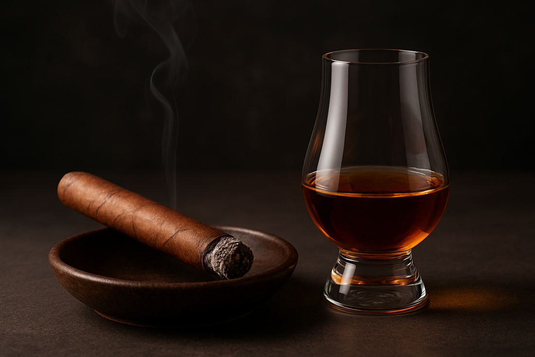 Att kombinera cigarr och whiskey