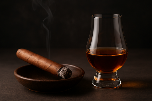 Att kombinera cigarr och whiskey