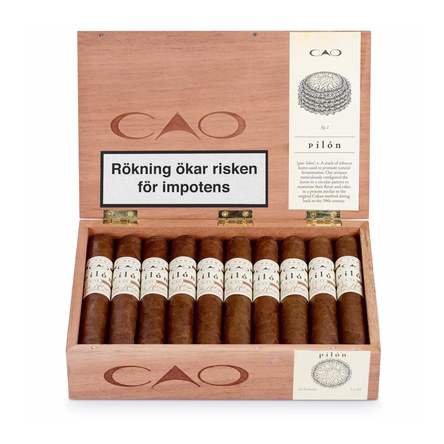 CAO Pilon Robusto Extra - Swecigars