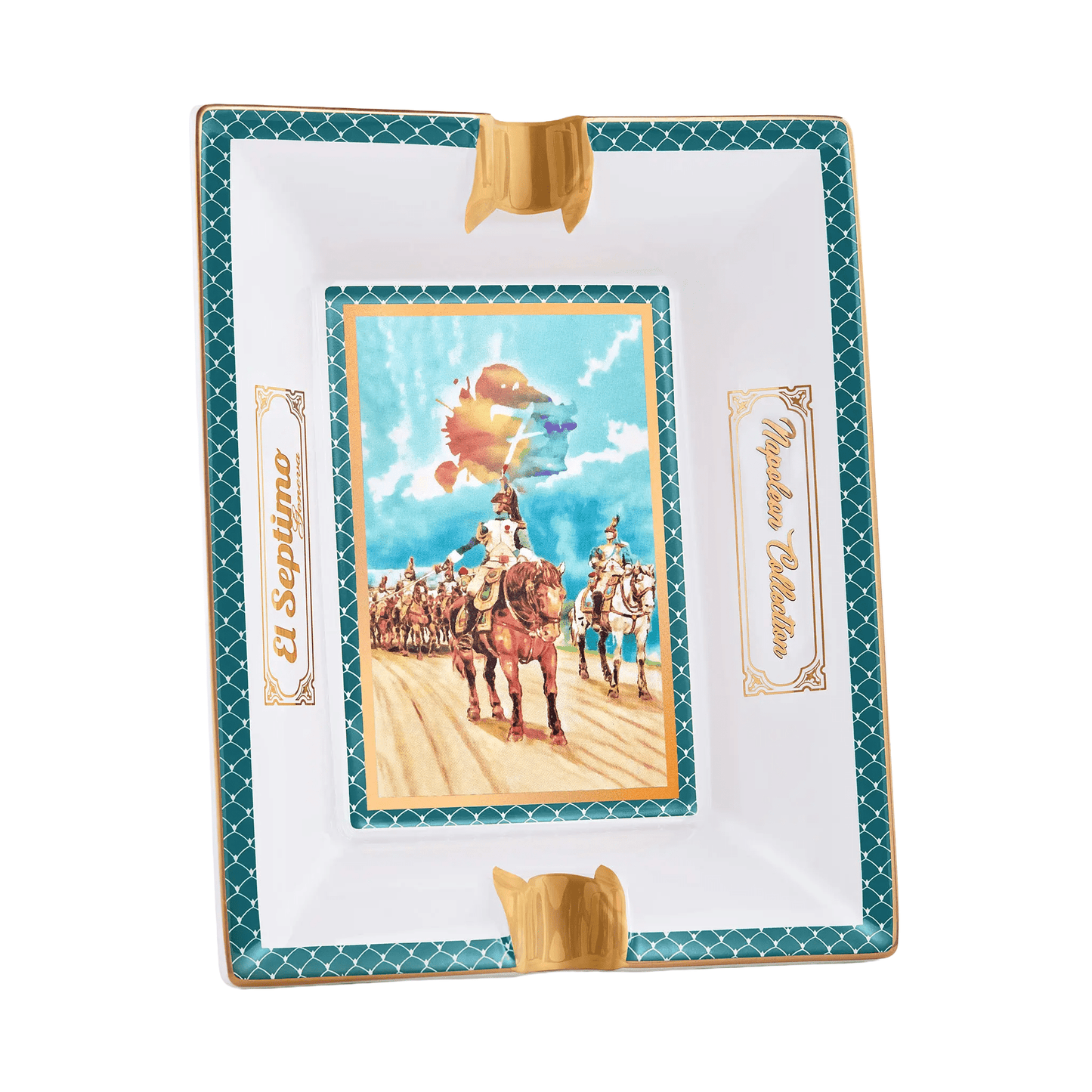 El Septimo Porcelain Cigar Ashtrays - Swecigars