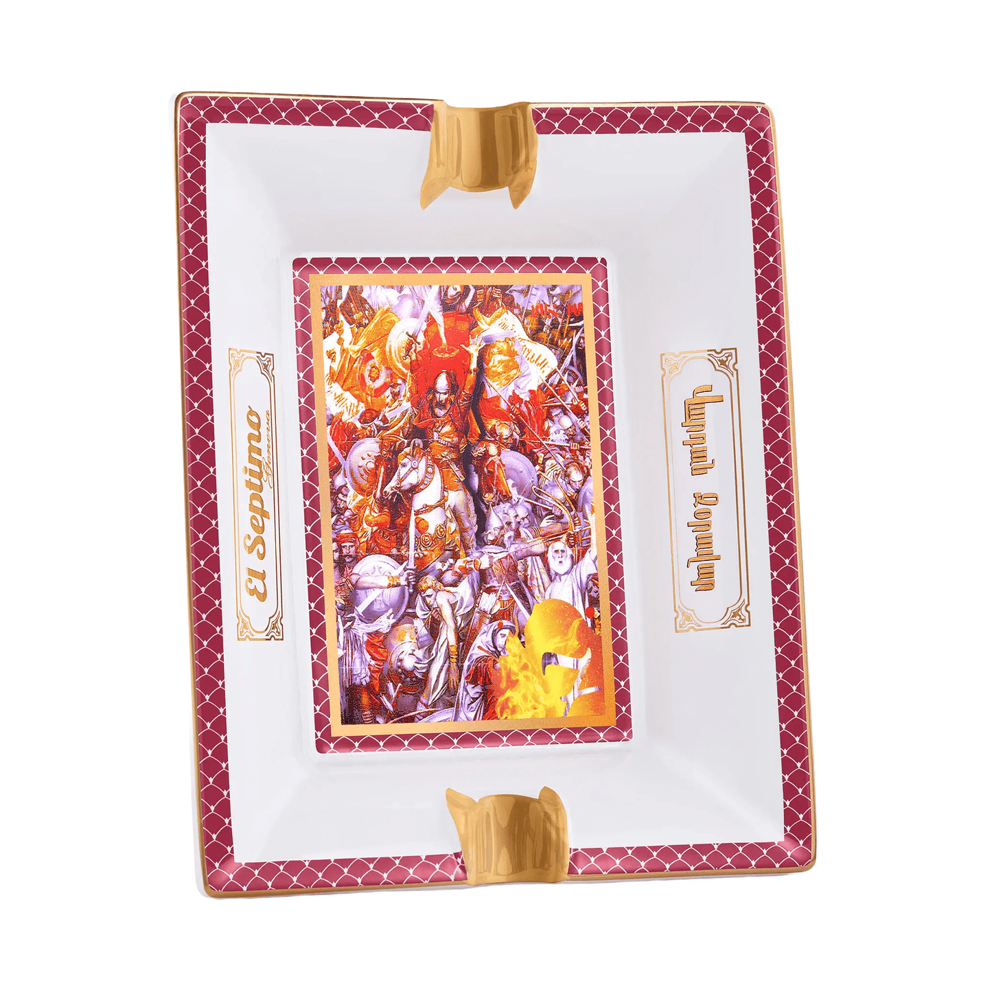 El Septimo Porcelain Cigar Ashtrays - Swecigars