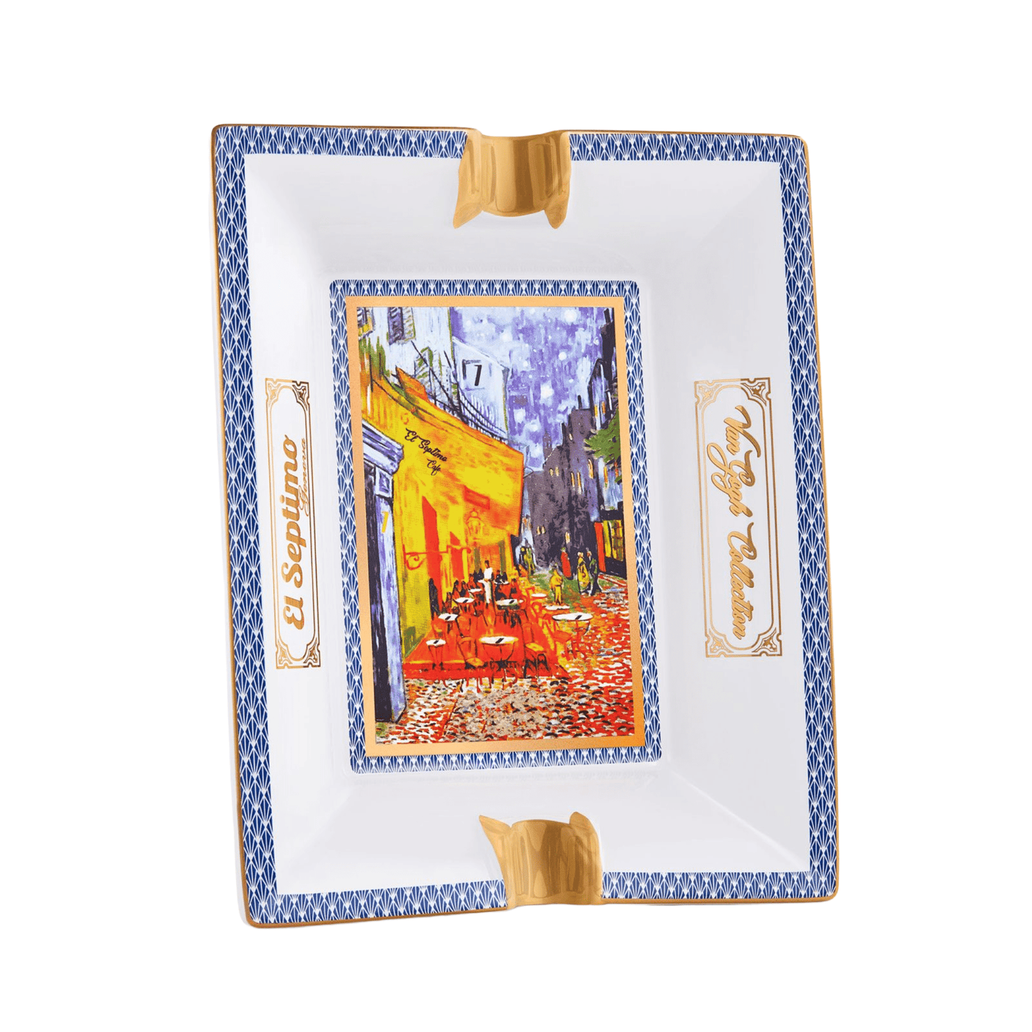 El Septimo Porcelain Cigar Ashtrays - Swecigars