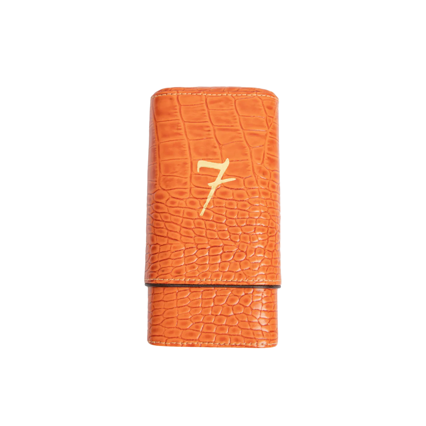el septimo crocodile 3 cigar travel case humidor etui