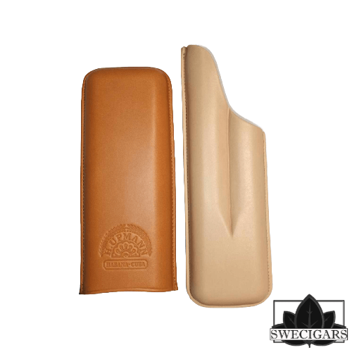 Läderfodral (två cigarrer) - H. Upmann - Swecigars