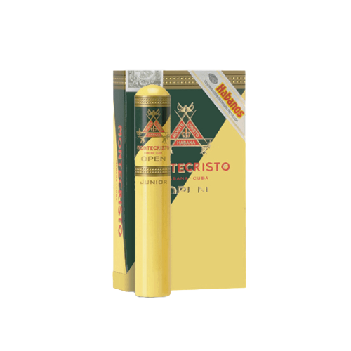 montecristo open junior tubos ask cigarr kuba kubansk