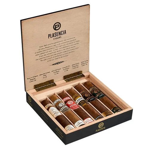 Plasencia Cigars Collection Robusto 6p Sampler Box - Swecigars